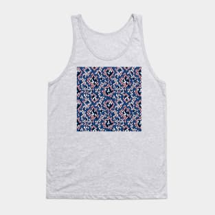 Snakeskin Pattern (Blue and Pink) Tank Top